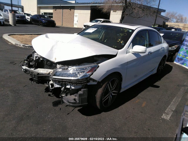 35879609 :رقم المزاد ، 1HGCR3F90GA027568 vin ، 2016 Honda Accord Sedan Touring مزاد بيع