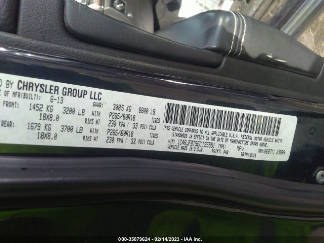 1C4RJFBT5EC195551 Jeep Grand Cherokee Limited