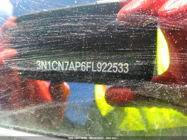 2015 NISSAN VERSA S PLUS VIN: 3N1CN7AP6FL922533