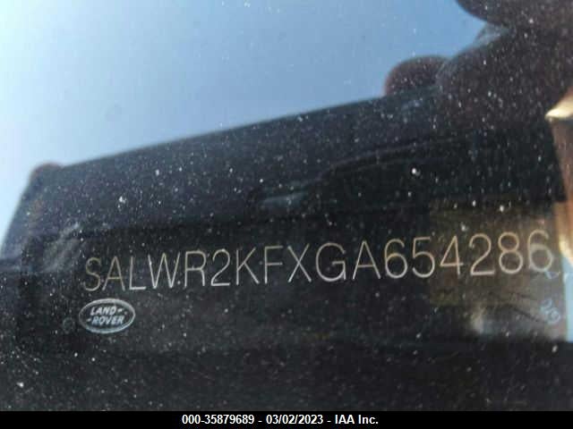2016 Land Rover Range Rover Sport, VIN: SALWR2KFXGA654286