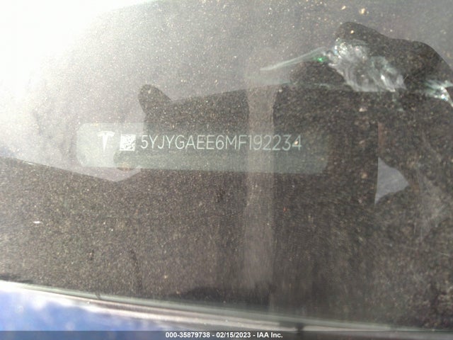 5YJYGAEE6MF192234 Tesla Model Y Long Range