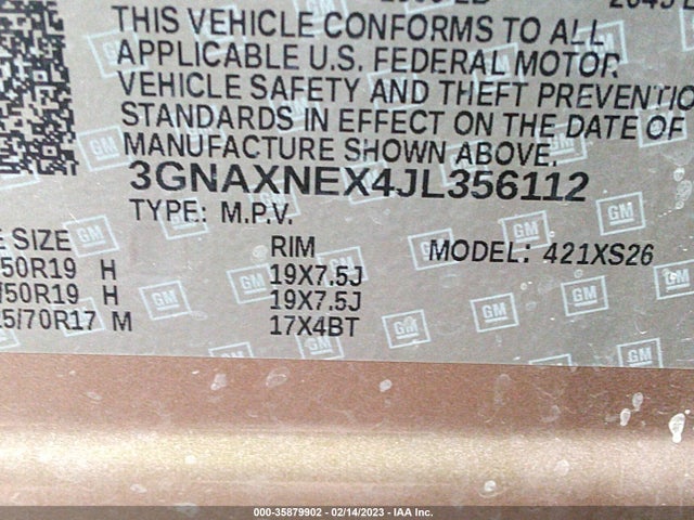 Chevrolet Equinox Premier 2018 3GNAXNEX4JL356112 Image 10