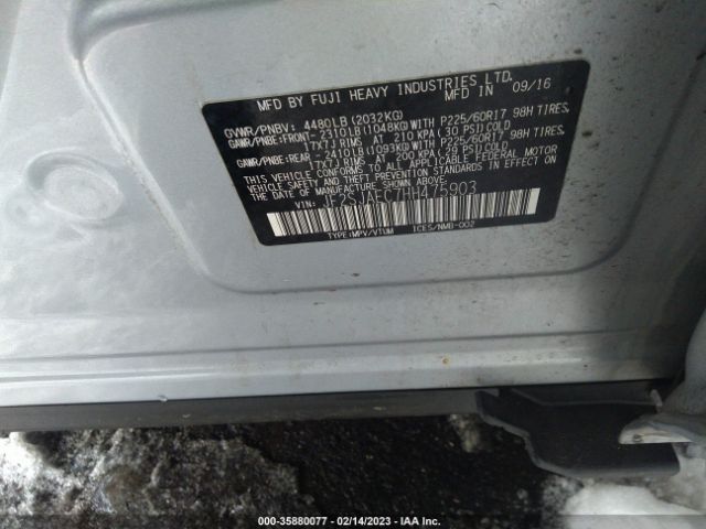 JF2SJAEC7HH475903 Subaru Forester Premium