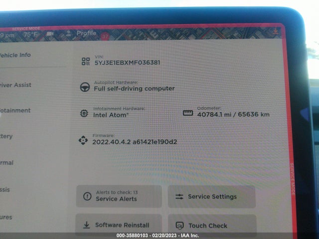 Tesla MODEL 3 2021 5YJ3E1EBXMF036381 Image 8