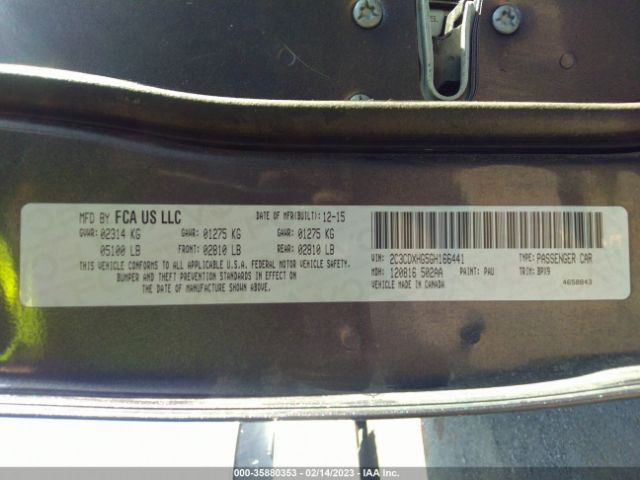 2C3CDXHG5GH166441 Dodge Charger Sxt