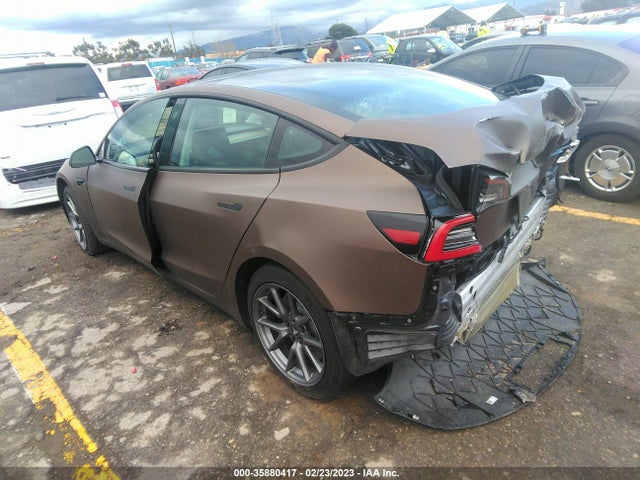 Tesla Model 3 Long Range 2022 5YJ3E1EB0NF137088 Image 3