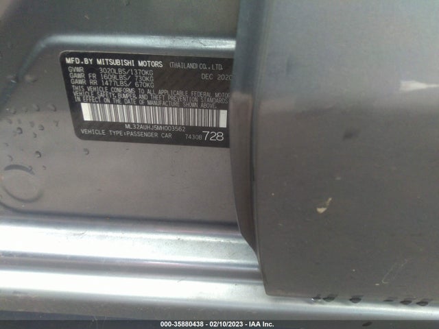 ML32AUHJ5MH003562 Mitsubishi mivec