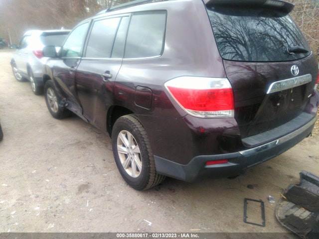 2012 TOYOTA HIGHLANDER VIN: 5TDBK3EH4CS130206