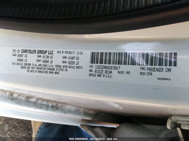 Dodge AVENGER SE 2014 1C3CDZABXEN215017 Image 9