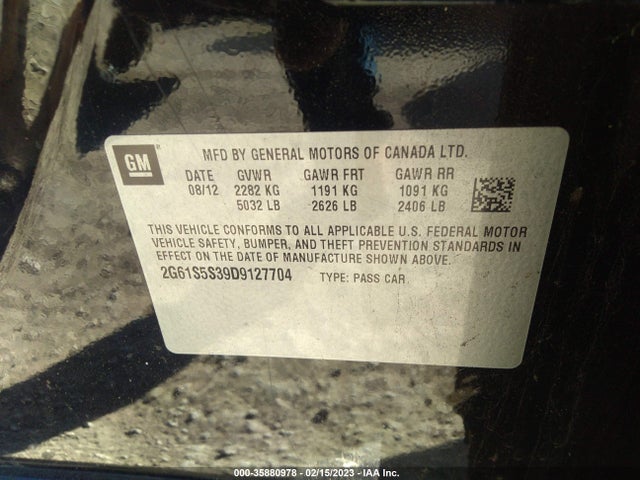 Cadillac Xts Premium 2013 2G61S5S39D9127704 Image 9