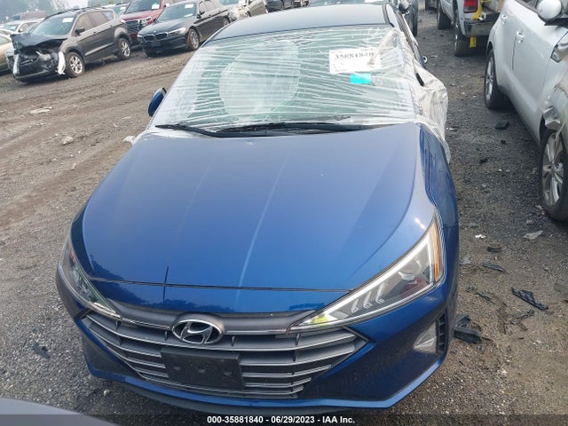 2019 HYUNDAI ELANTRA SEL VIN: 5NPD84LF7KH416215