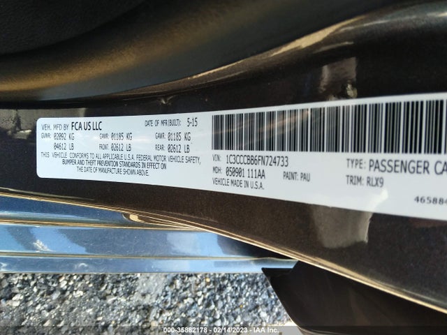 Chrysler 200 S 2015 1C3CCCBB6FN724733 Image 10