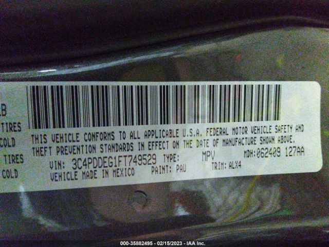 3C4PDDEG1FT749529 Dodge Journey R/t