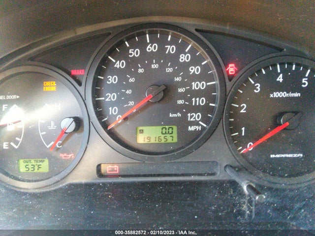 2007 SUBARU IMPREZA WAGON I VIN: JF1GG61657G813681