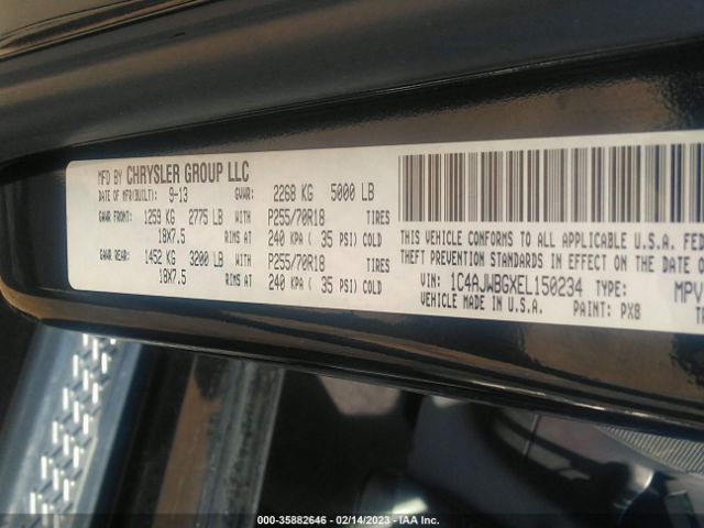 1C4AJWBGXEL150234 Jeep Wrangler Sahara