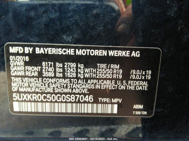 5UXKR0C50G0S87046 BMW X5 Xdrive35i