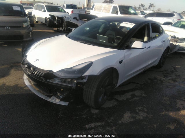 Tesla Model 3 Long Range 2021 5YJ3E1EB0MF066215 Image 2