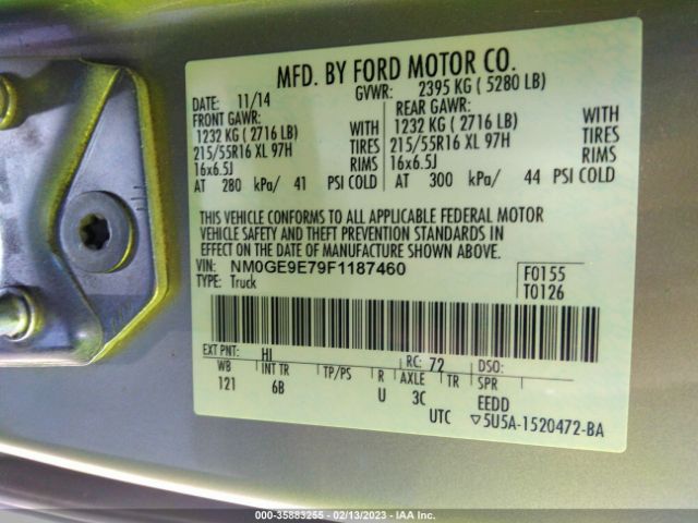 NM0GE9E79F1187460 Ford Transit Connect Wagon Xl