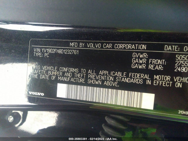 Volvo S60 2013 YV1902FH8D1232761 Image 10