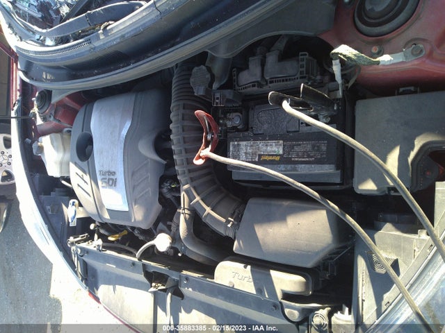 2013 HYUNDAI VELOSTER TURBO W/BLACK INT VIN: KMHTC6AEXDU127057