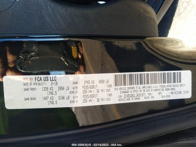 Dodge Grand Caravan Se Plus 2018 2C4RDGBG1JR201671 Image 10