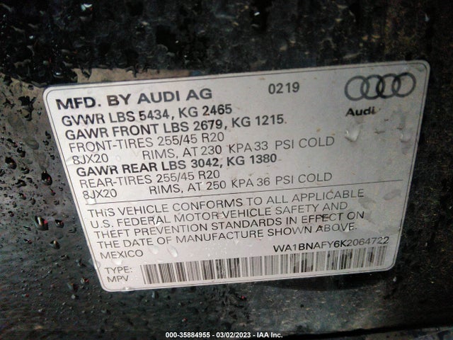 Audi Q5 Premium Plus 2019 WA1BNAFY6K2064722 Image 9