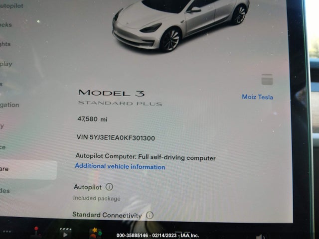 Tesla Model 3 Range 2019 5YJ3E1EA0KF301300 Image 9