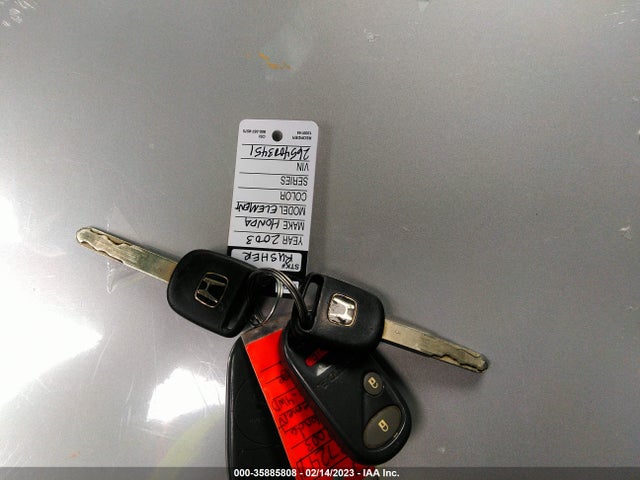 2003 HONDA ELEMENT EX VIN: 5J6YH28523L037247
