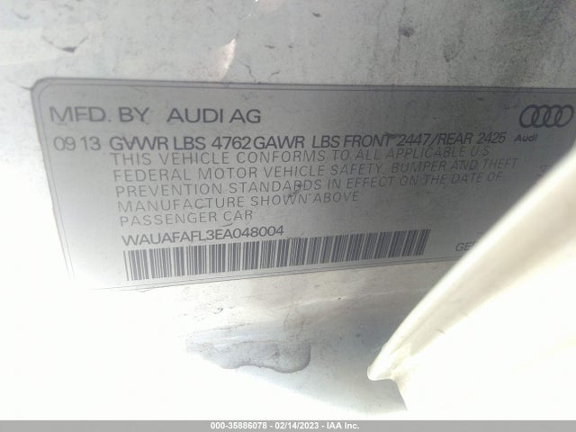WAUAFAFL3EA048004 Audi A4 PREMIUM