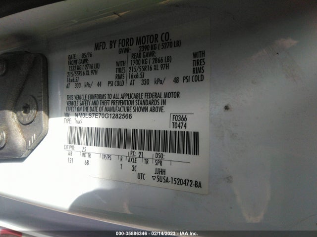 Ford Transit Connect Xl 2016 NM0LS7E70G1282566 Image 9