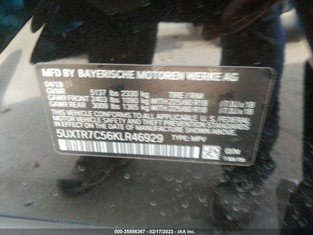 BMW X3 Sdrive30i 2019 аукцион фото