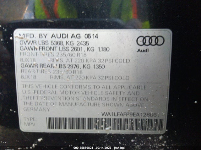 WA1LFAFP9EA128061 Audi Q5 Premium Plus
