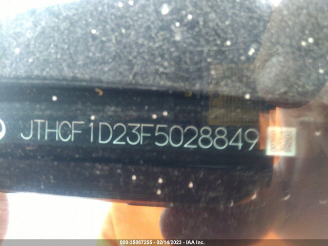 Aukcja sprzedaży 2015 Lexus Is 250, vin: JTHCF1D23F5028849, numer aukcji: 35887255