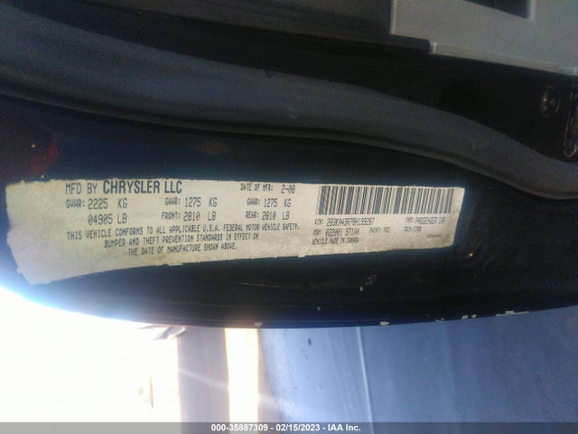 2007 DODGE CHARGER VIN: 2B3KA43G57H848159