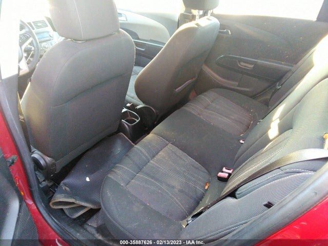 2012 CHEVROLET SONIC LT VIN: 1G1JC6SH6C4117377