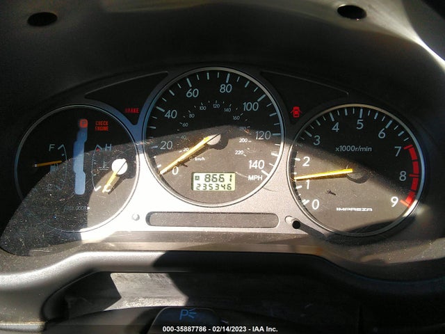 Subaru IMPREZA WAGON WRX 2003 JF1GG29603H805067 Image 9