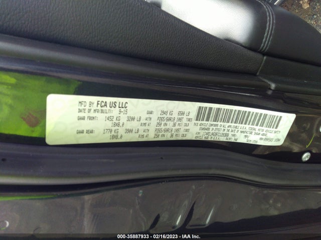 Dodge Durango Sxt 2015 1C4RDJAG9FC128368 Image 9