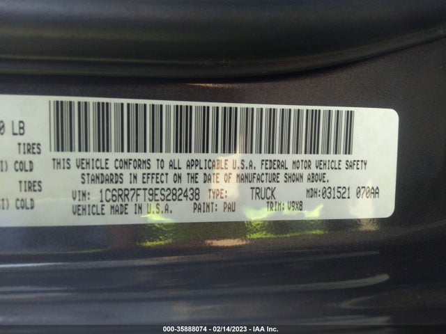 1C6RR7FT9ES282438 RAM 1500 Express