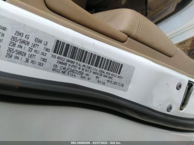 1C4RJFCGXGC312559 Jeep Grand Cherokee Overland