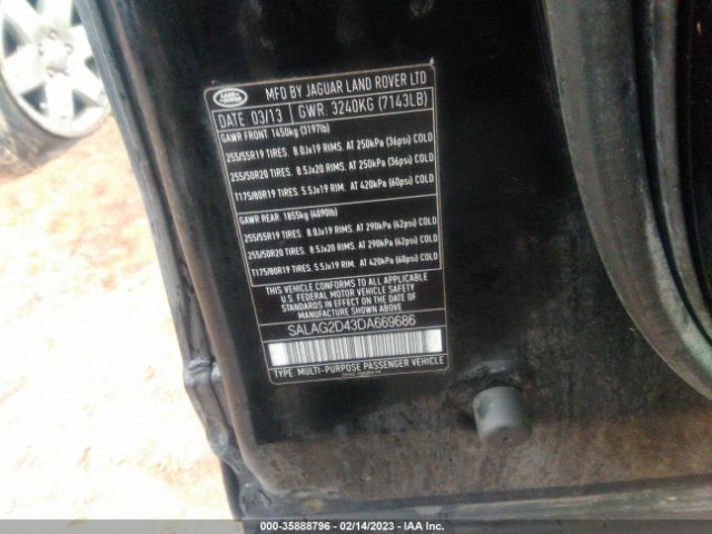 SALAG2D43DA669686 Land Rover LR4 HSE