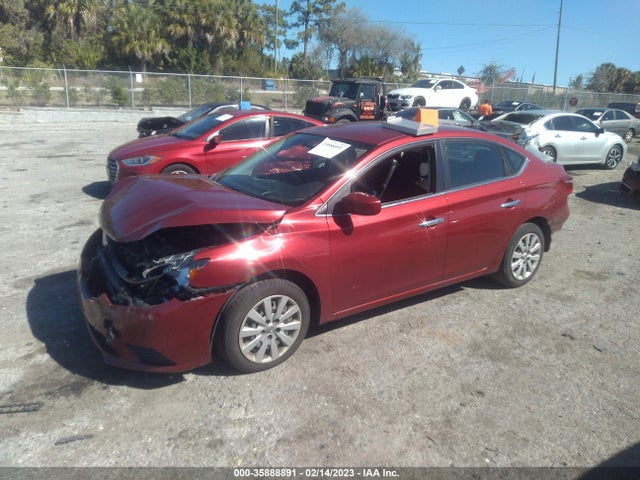 2017 NISSAN SENTRA SV VIN: 3N1AB7AP0HL671690