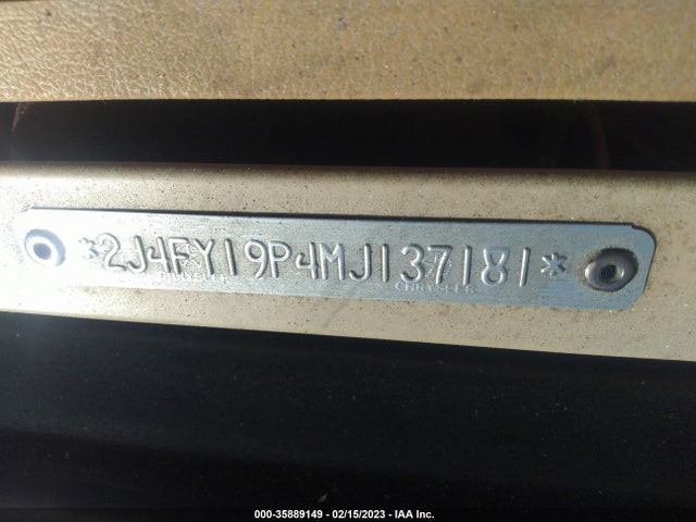 1991 JEEP WRANGLER / YJ S VIN: 2J4FY19P4MJ137181