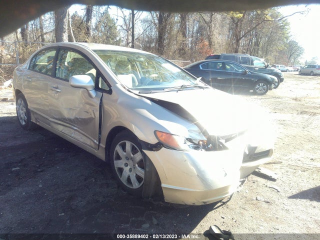 2008 Honda Civic Sdn Lx მანქანა იყიდება აუქციონზე, vin: 1HGFA16508L084753, აუქციონის ნომერი: 35889402