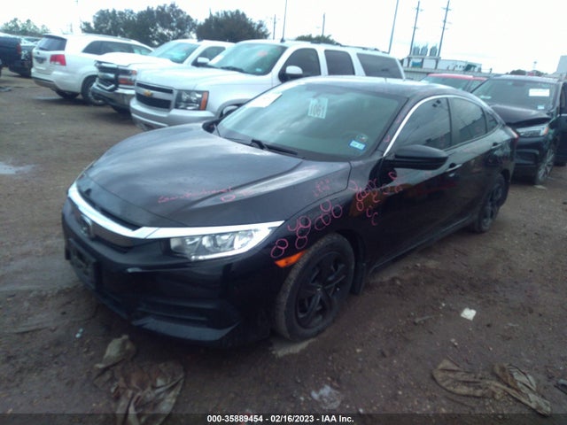 Honda Civic Sedan Lx 2018 19XFC2F52JE005158 Image 2