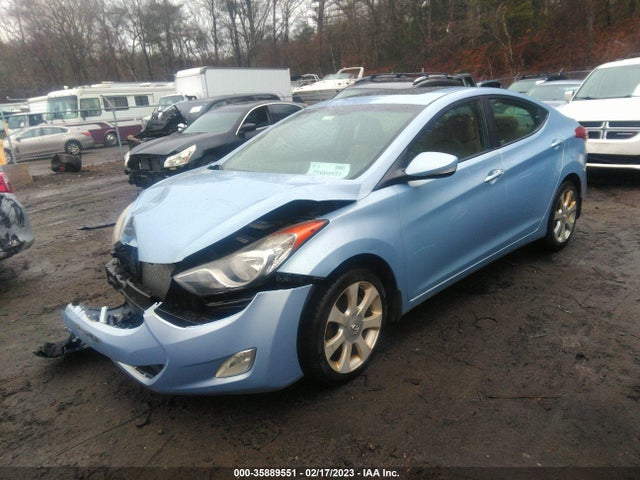 2012 HYUNDAI ELANTRA LIMITED PZEV VIN: KMHDH4AE9CU213114