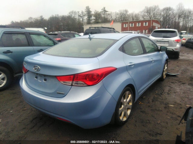 2012 HYUNDAI ELANTRA LIMITED PZEV VIN: KMHDH4AE9CU213114