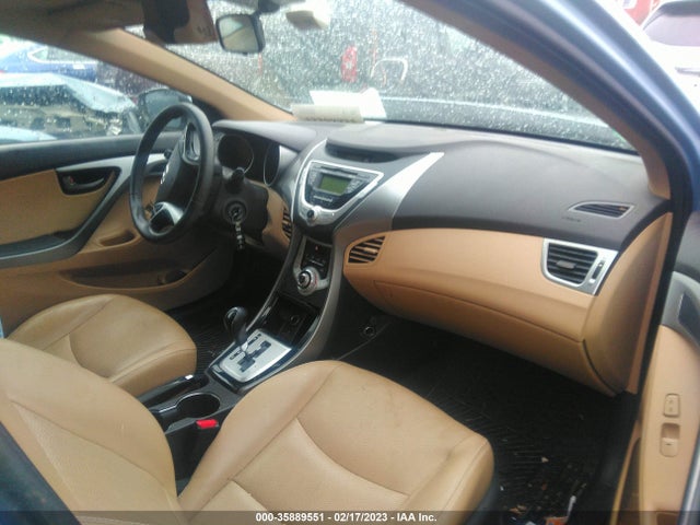 2012 HYUNDAI ELANTRA LIMITED PZEV VIN: KMHDH4AE9CU213114