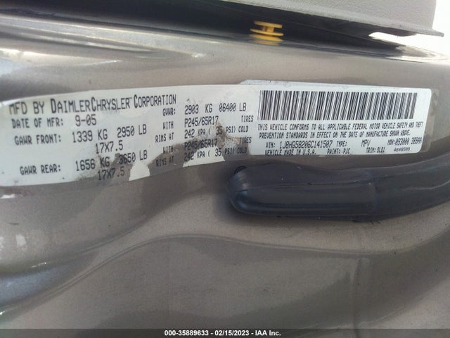 Jeep Commander Limited 2006 1J8HG58206C141507 Image 10