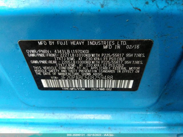 JF2GPABC5G8259488 Subaru Crosstrek Premium