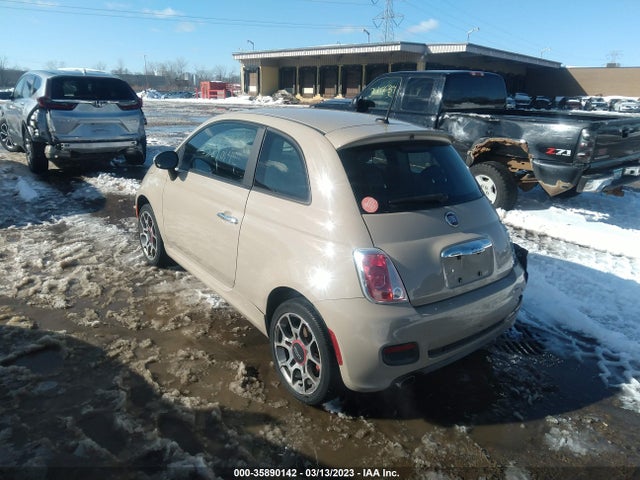 2012 FIAT 500 SPORT VIN: 3C3CFFBR2CT385471